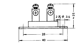 鎧裝熱電偶簡(jiǎn)易式接線圖片及尺寸