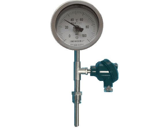 WSSP-381可動(dòng)外螺紋萬向一體化雙金屬溫度計(jì)