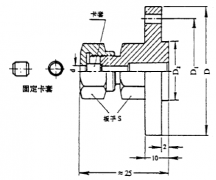 化工用熱電偶、熱電阻卡套法蘭圖片尺寸及執(zhí)行標(biāo)準(zhǔn)