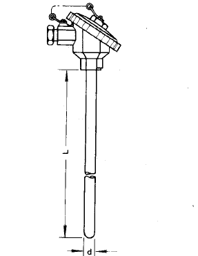 WZP-130無固定裝配式熱電阻安裝圖片 WZP-130無固定裝配式熱電阻安裝圖片