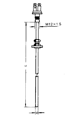 WREK-501可動卡套法蘭鎧裝熱電偶安裝圖片